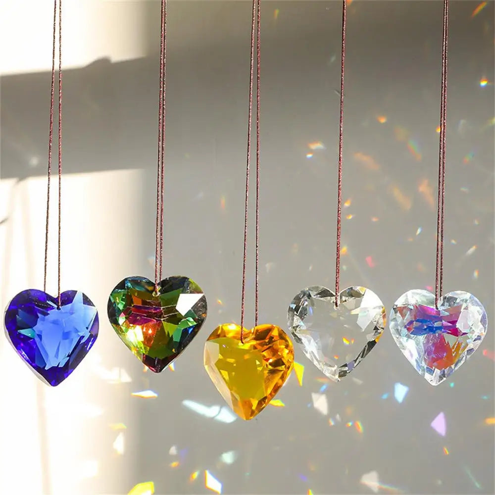 Crystal Heart Sun Catcher