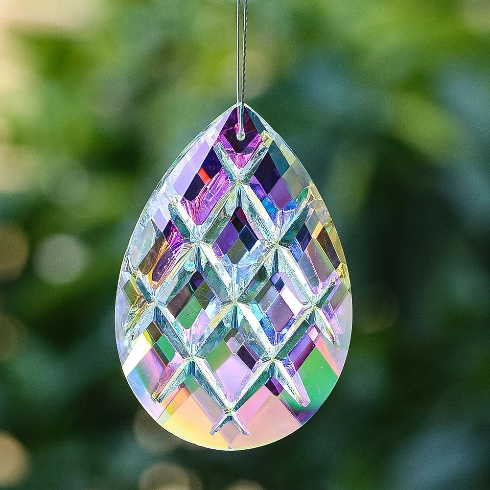 Crystal Lumen Drop Suncatcher