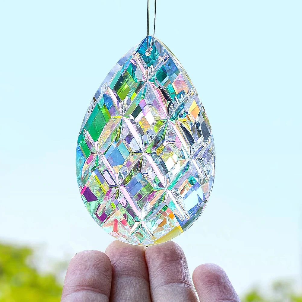 Crystal Lumen Drop Suncatcher