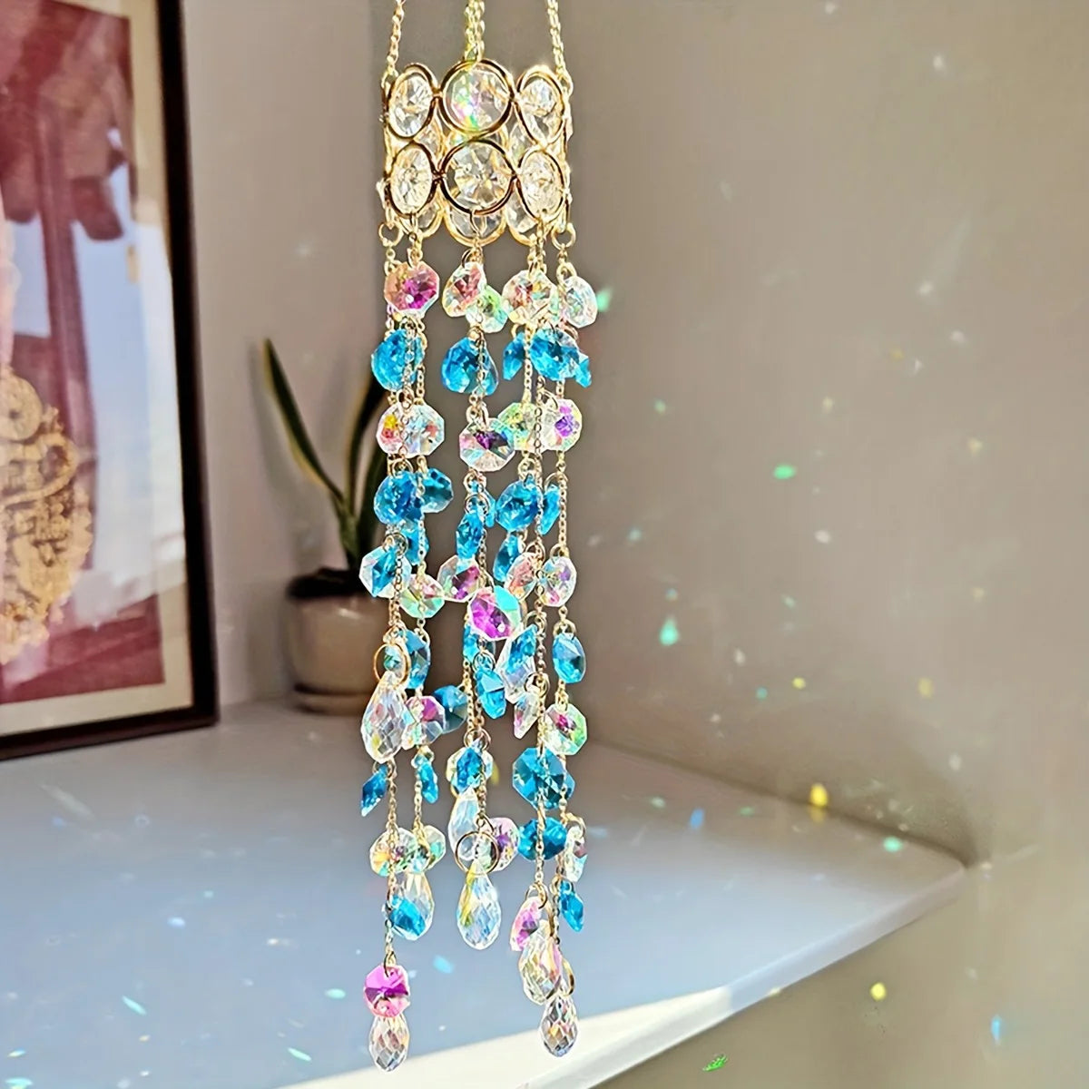 Crystal Waterfall Suncatcher