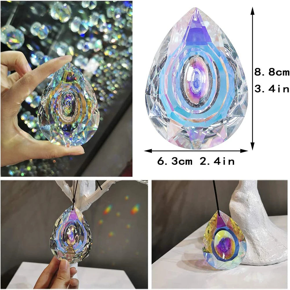 Crystal Teardrop Sun Catcher