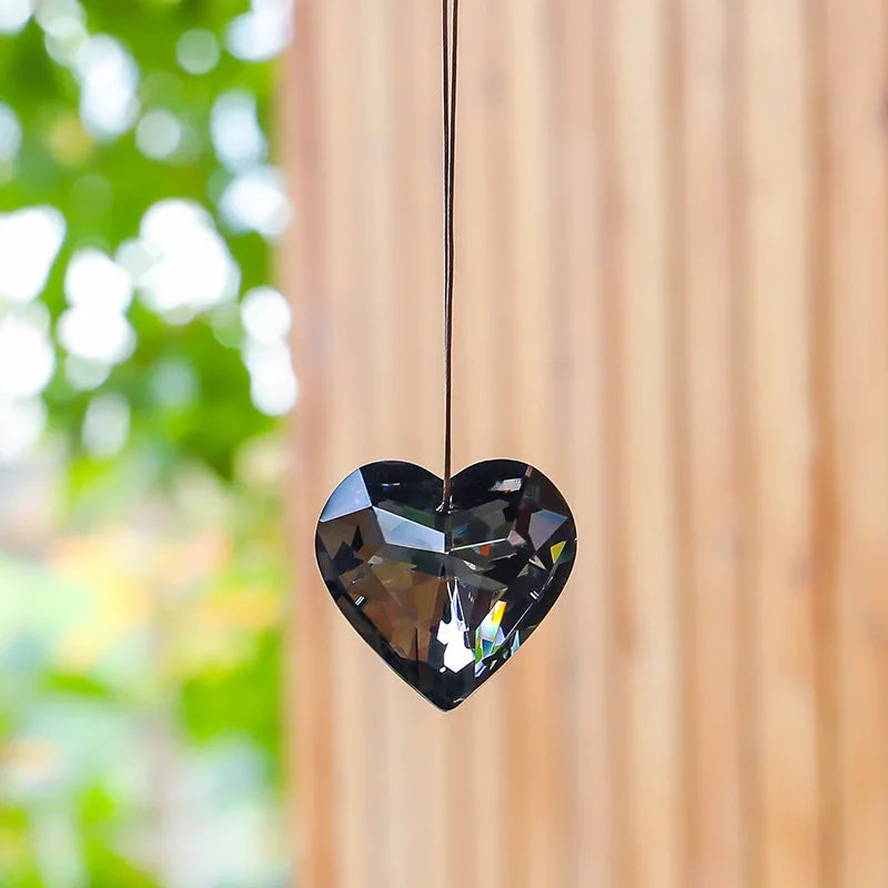 Crystal Heart Sun Catcher