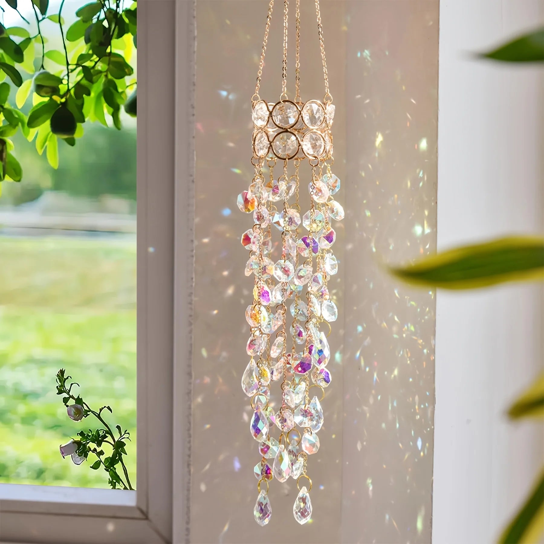 Crystal Waterfall Suncatcher