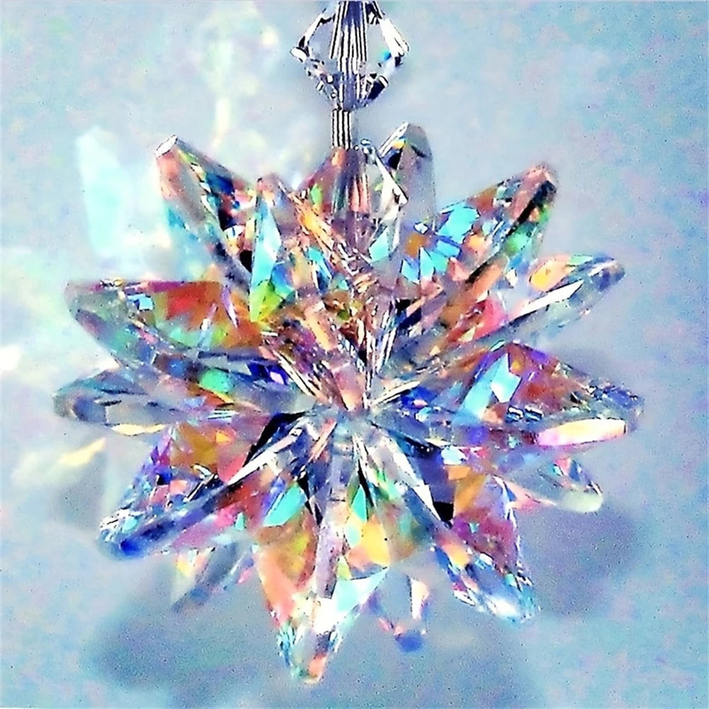 Crystal Snowflake Suncatcher
