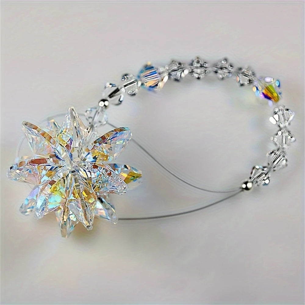 Crystal Snowflake Suncatcher
