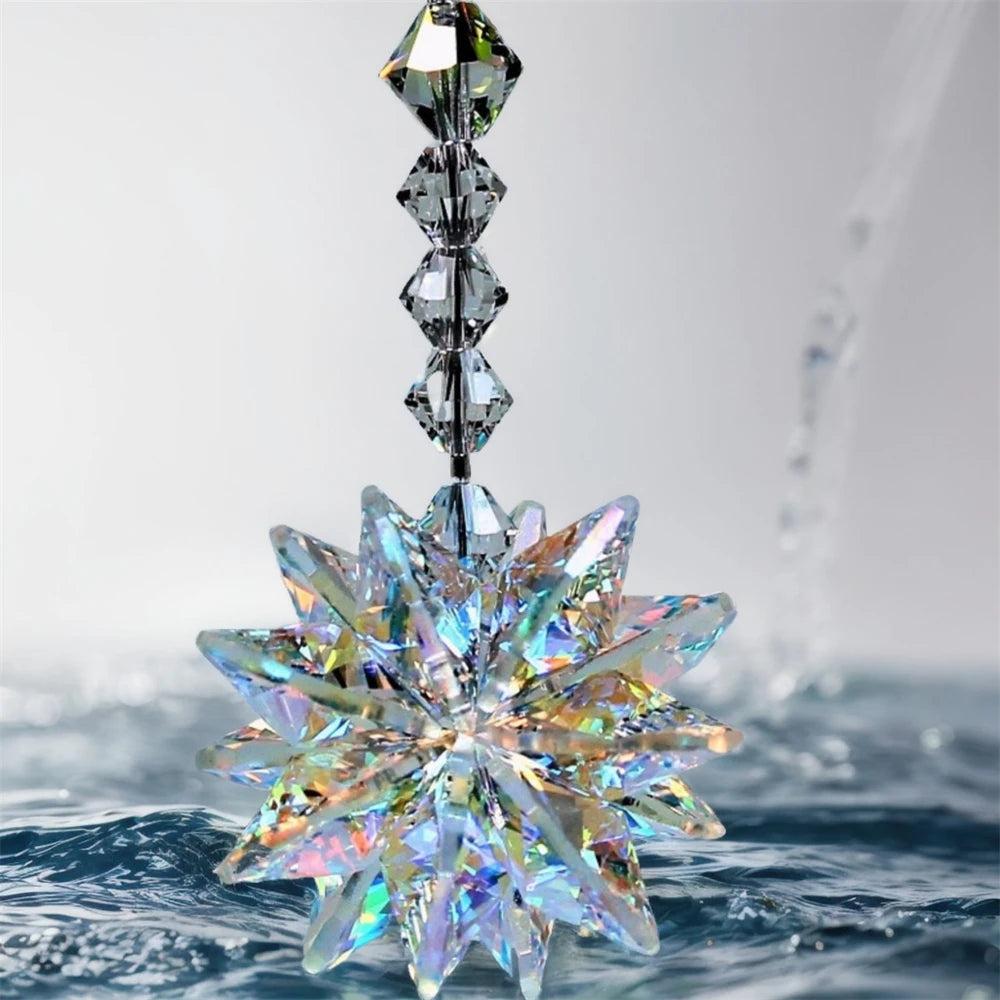 Crystal Snowflake Suncatcher