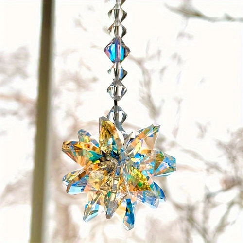 Crystal Snowflake Sun Catcher