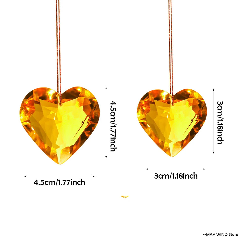 Crystal Heart Sun Catcher